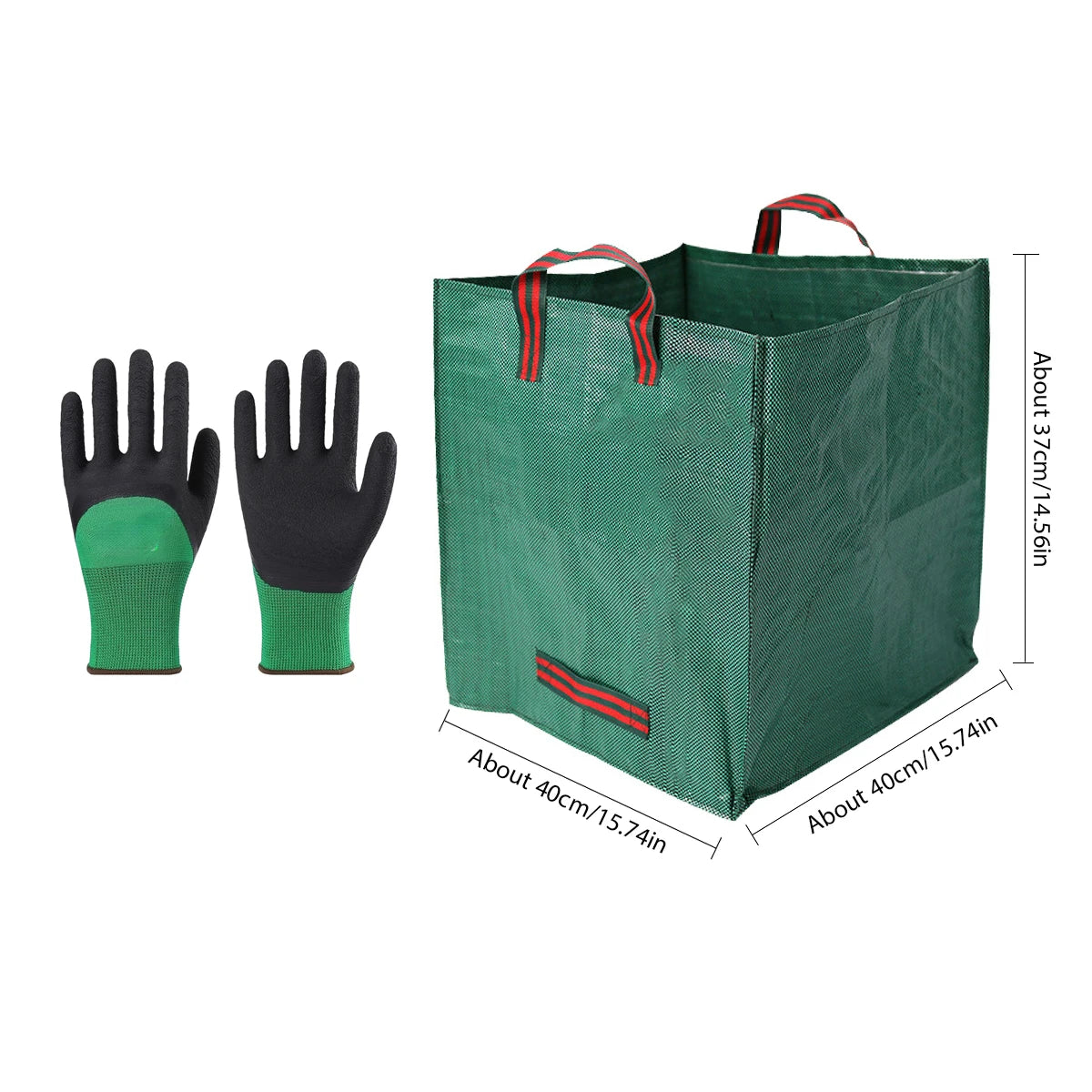 Foldable Outdoor Backyard Compost Bin Garbage Can For Garden Yard Waste And Earthworm Composting