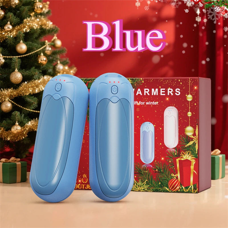 Portable Hand Warmers 7000mAh Rechargeable with Double Side Heating 3 Levels for Outdoor Hunting Christmas Gifts