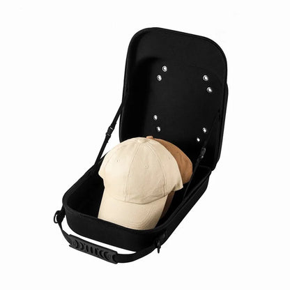 Portable Outdoor Travel Hat Carrier Case Hard Shell Storage Box For Baseball Caps Carrying Bag