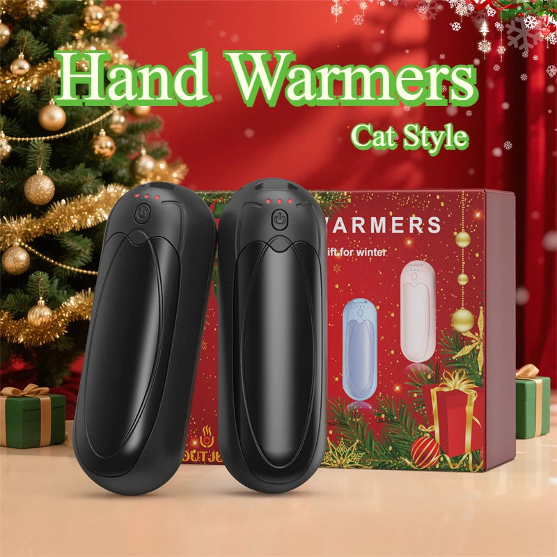Portable Hand Warmers 7000mAh Rechargeable with Double Side Heating 3 Levels for Outdoor Hunting Christmas Gifts