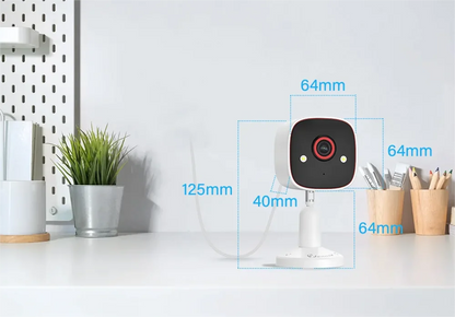 WiFi Indoor Outdoor Security Cameras Color Night Vision IP66 Waterproof Pet Dog Cat Baby Monitor 2K HD Wireless