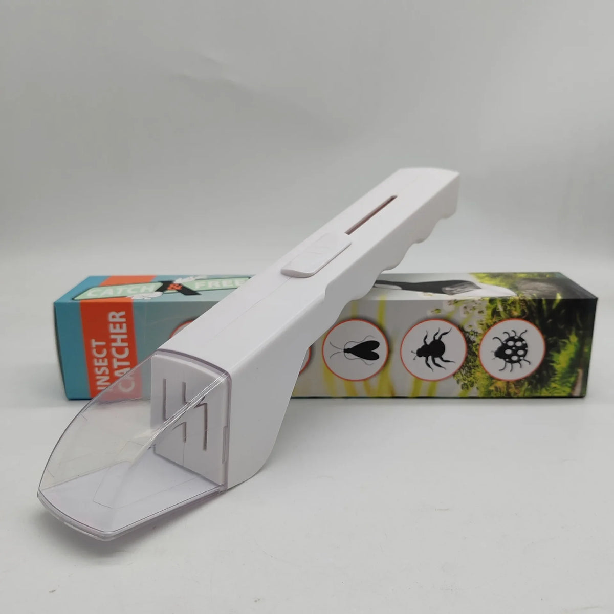 Big Bug Catcher Handheld Indoor Flying Insect Trap Reusable Gnat Fly Trap Tool for Home and Outdoor Insect Trap Control