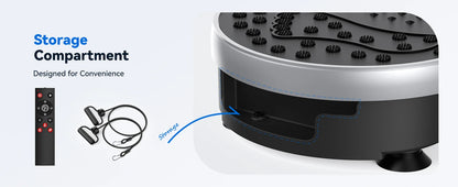 Vibration Plate Exercise Machine With 120 Speed Levels 9 Preset Programs For Home Fitness Fat Burning And Muscle Toning