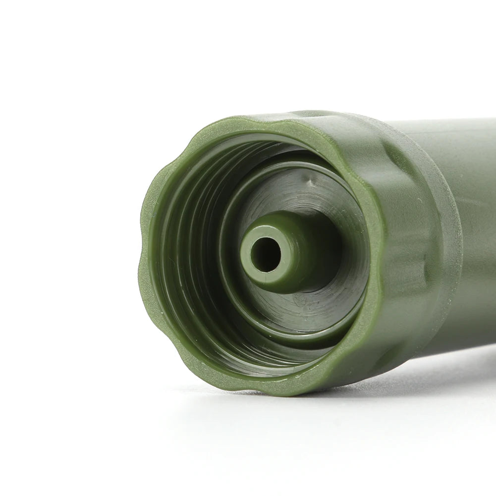 Portable Straw Water Filter Personal Water Purification Attachment for Camping Hiking Travel Emergency Portable Water Filter Straw