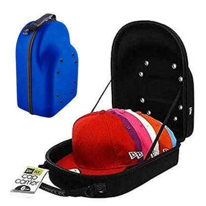 Portable Outdoor Travel Hat Carrier Case Hard Shell Storage Box For Baseball Caps Carrying Bag