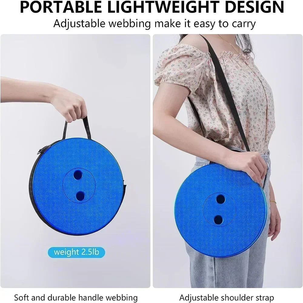 Portable Folding Stool Adjustable Retractable Camping Seat Lightweight Collapsible Travel Chair