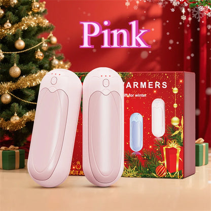 Portable Hand Warmers 7000mAh Rechargeable with Double Side Heating 3 Levels for Outdoor Hunting Christmas Gifts
