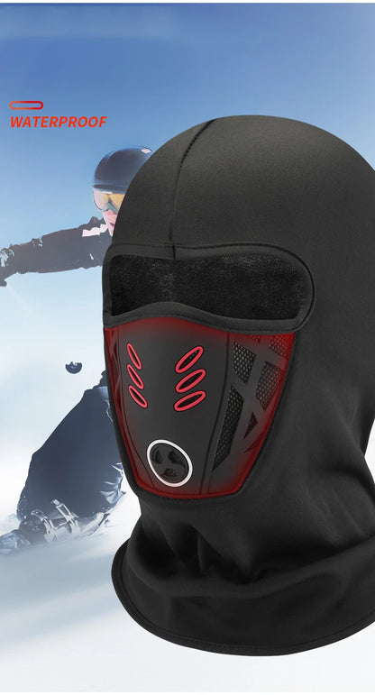 Heated Face Mask Electric Winter Ski Mask for Extreme Cold Outdoor Living