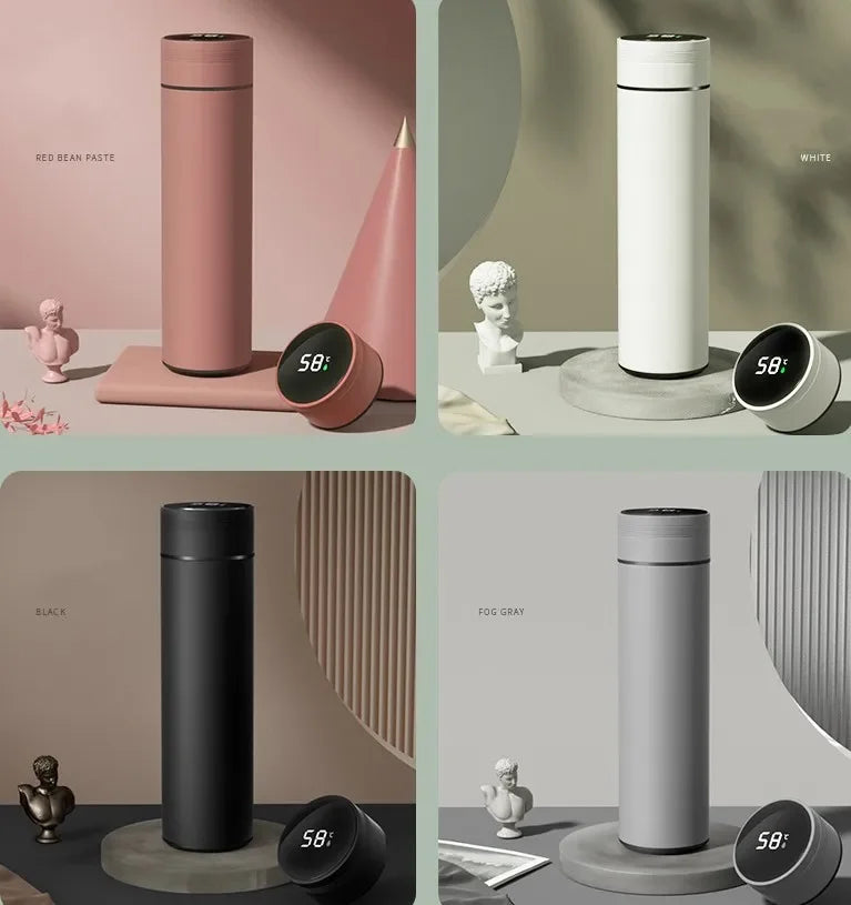 Stainless Steel Insulated Water Bottle Double Wall Vacuum Reusable Water Jug for Hot and Cold Drinks