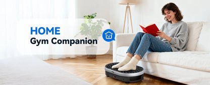 Vibration Plate Exercise Machine With 120 Speed Levels 9 Preset Programs For Home Fitness Fat Burning And Muscle Toning