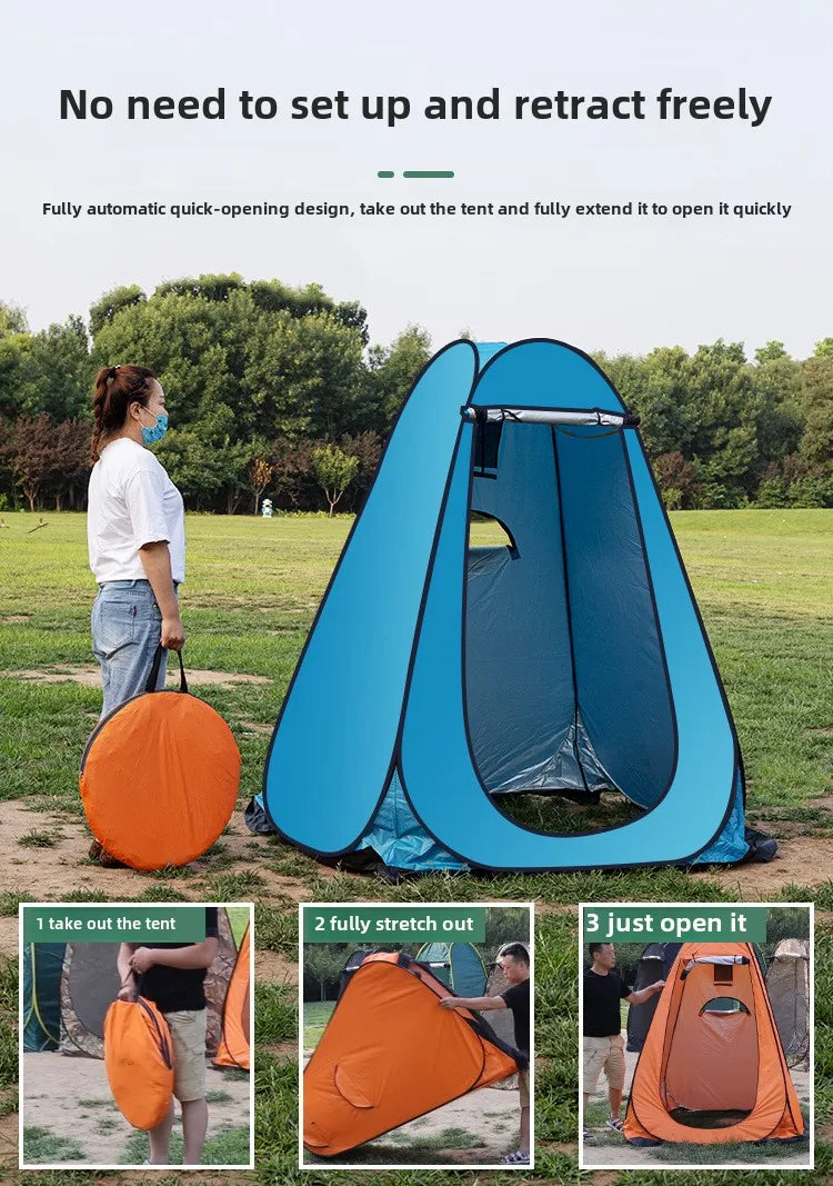 Camping Shower Tent Pop Up Portable Shower Tent for Camping Potty Tent Privacy Shelter for Camp Shower Set Up Outdoor Changing Room