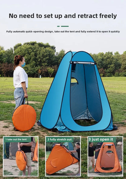 Camping Shower Tent Pop Up Portable Shower Tent for Camping Potty Tent Privacy Shelter for Camp Shower Set Up Outdoor Changing Room