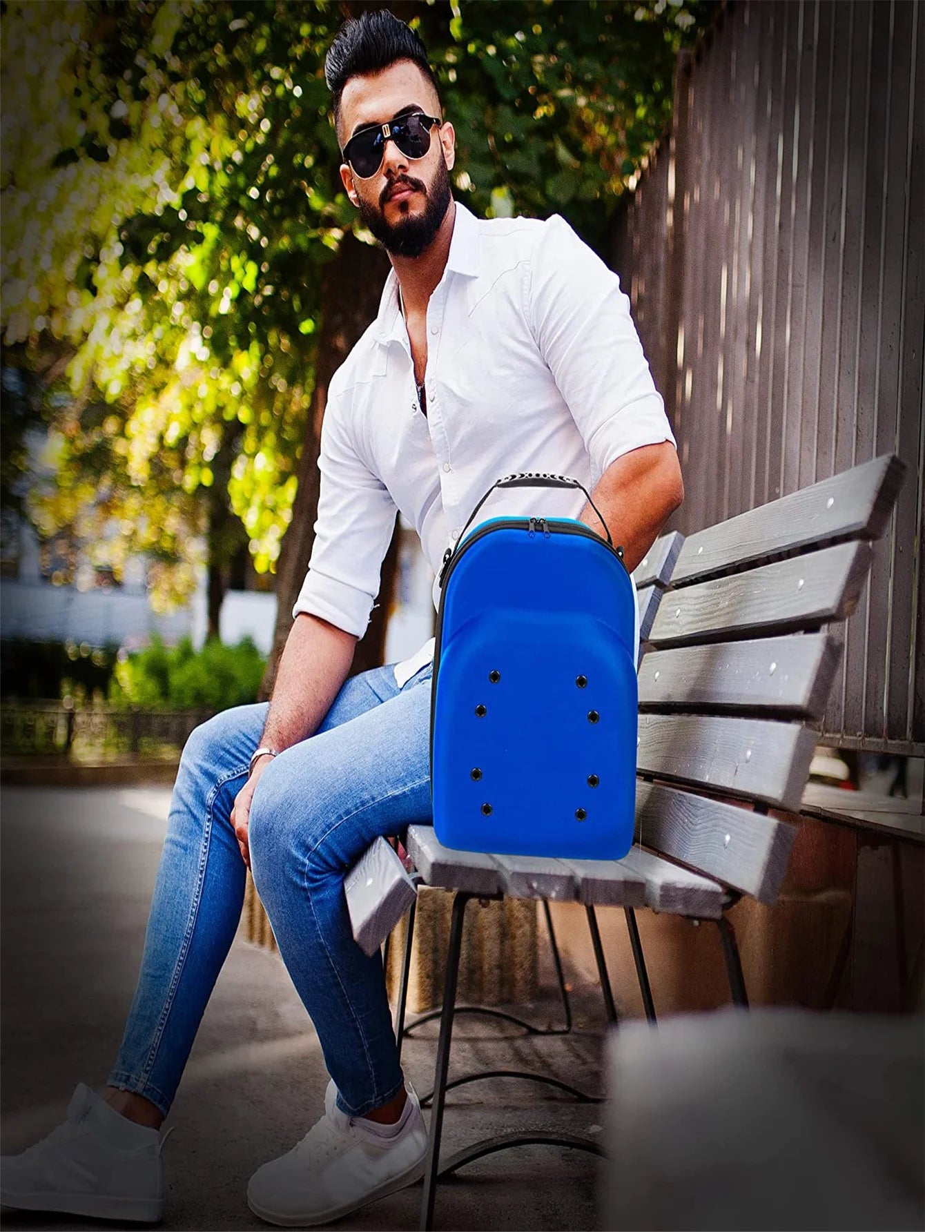 Portable Outdoor Travel Hat Carrier Case Hard Shell Storage Box For Baseball Caps Carrying Bag