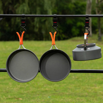 Portable Cookware Cookset Camp Cookware Set Camping Cooking Set Non Stick Camping Cookware Camping Cooking Pot Set with Kettle