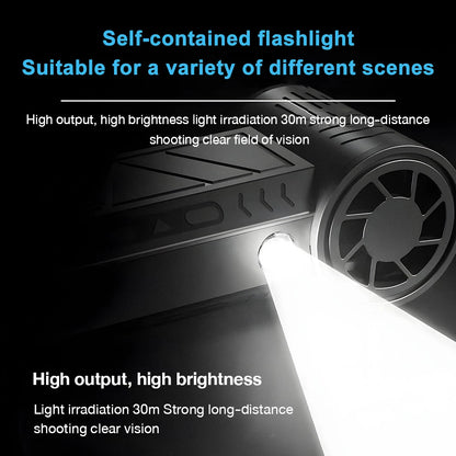 Cordless Air Duster Portable Turbo Air Blower with LED Light Rechargeable 3 Speed Cleaner