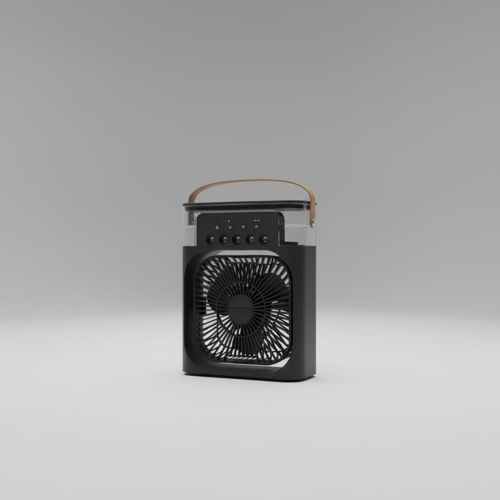 Air Cooler Fan Portable Cooling Fan with Mist 3 in 1 Personal Air Cooler Fan Evaporative Cooling Portable for Office Home Use