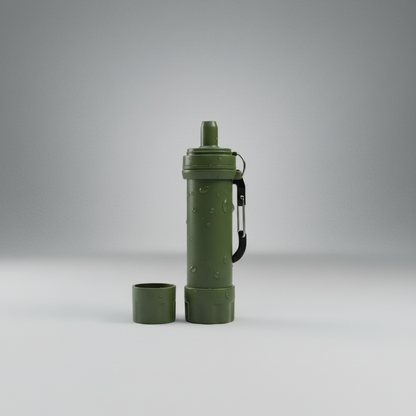 Portable Straw Water Filter Personal Water Purification Attachment for Camping Hiking Travel Emergency Portable Water Filter Straw