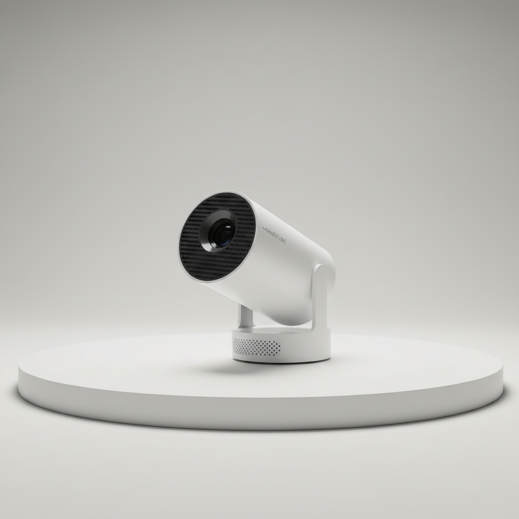 Outdoor Projector Portable Mini LED Projector 290 ANSI 720P HD WiFi Bluetooth Android System