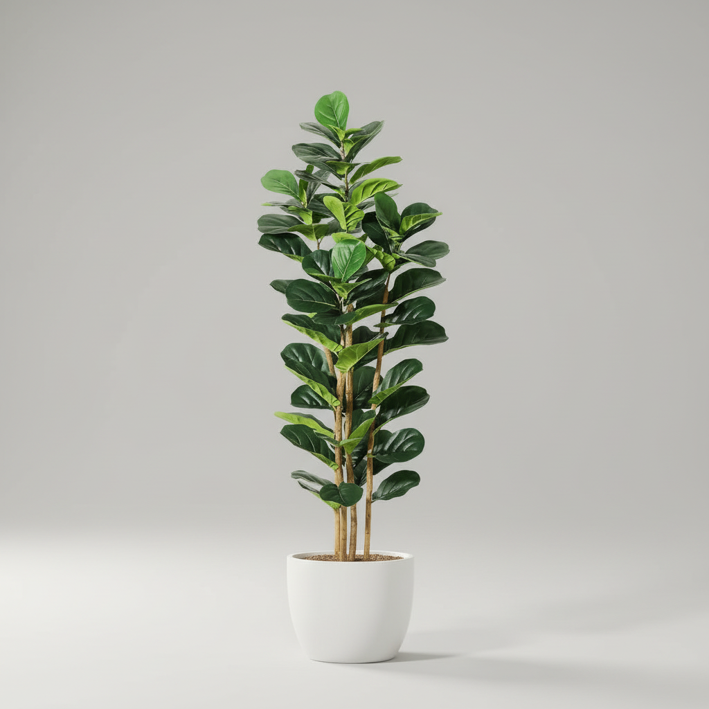 Outdoor Artificial Plant Decorative Artificial Tree Floor Standing Polyester Display Plant