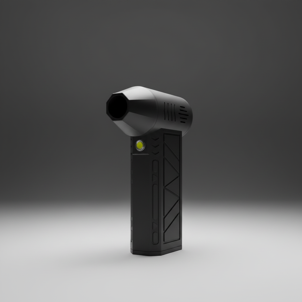 Cordless Air Duster Portable Turbo Air Blower with LED Light Rechargeable 3 Speed Cleaner