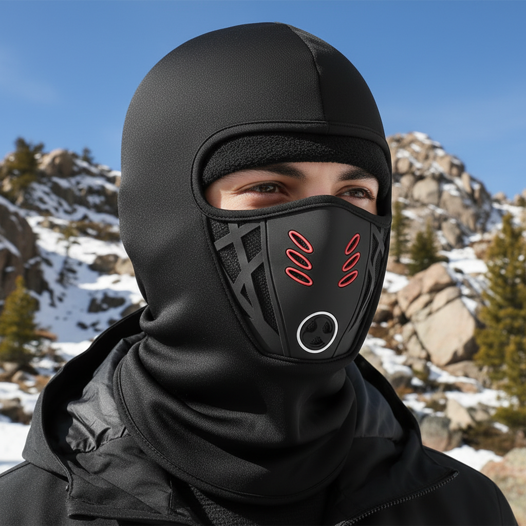 Heated Face Mask Electric Winter Ski Mask for Extreme Cold Outdoor Living