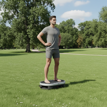 Vibration Plate Exercise Machine With 120 Speed Levels 9 Preset Programs For Home Fitness Fat Burning And Muscle Toning