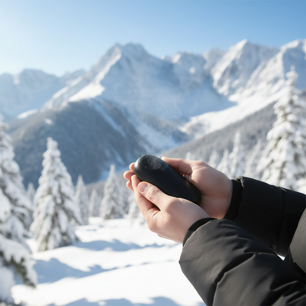 Portable Hand Warmers 7000mAh Rechargeable with Double Side Heating 3 Levels for Outdoor Hunting Christmas Gifts