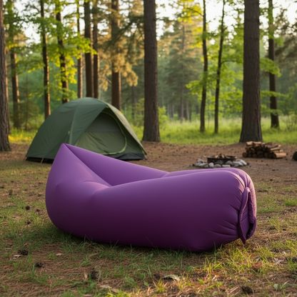 Inflatable Air Bed Mattress Portable Sleeping Pad for Camping Inflatable Mattresses and Air Beds Outdoor Lounger Sofa