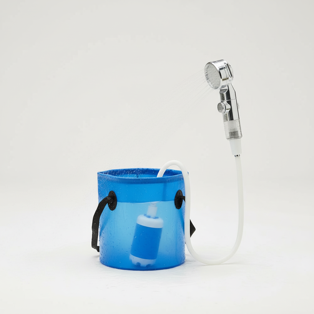 Portable Shower Camping Shower Portable Outdoor Shower for Camping Portable Hot Water Shower USB Rechargeable Water Pump System