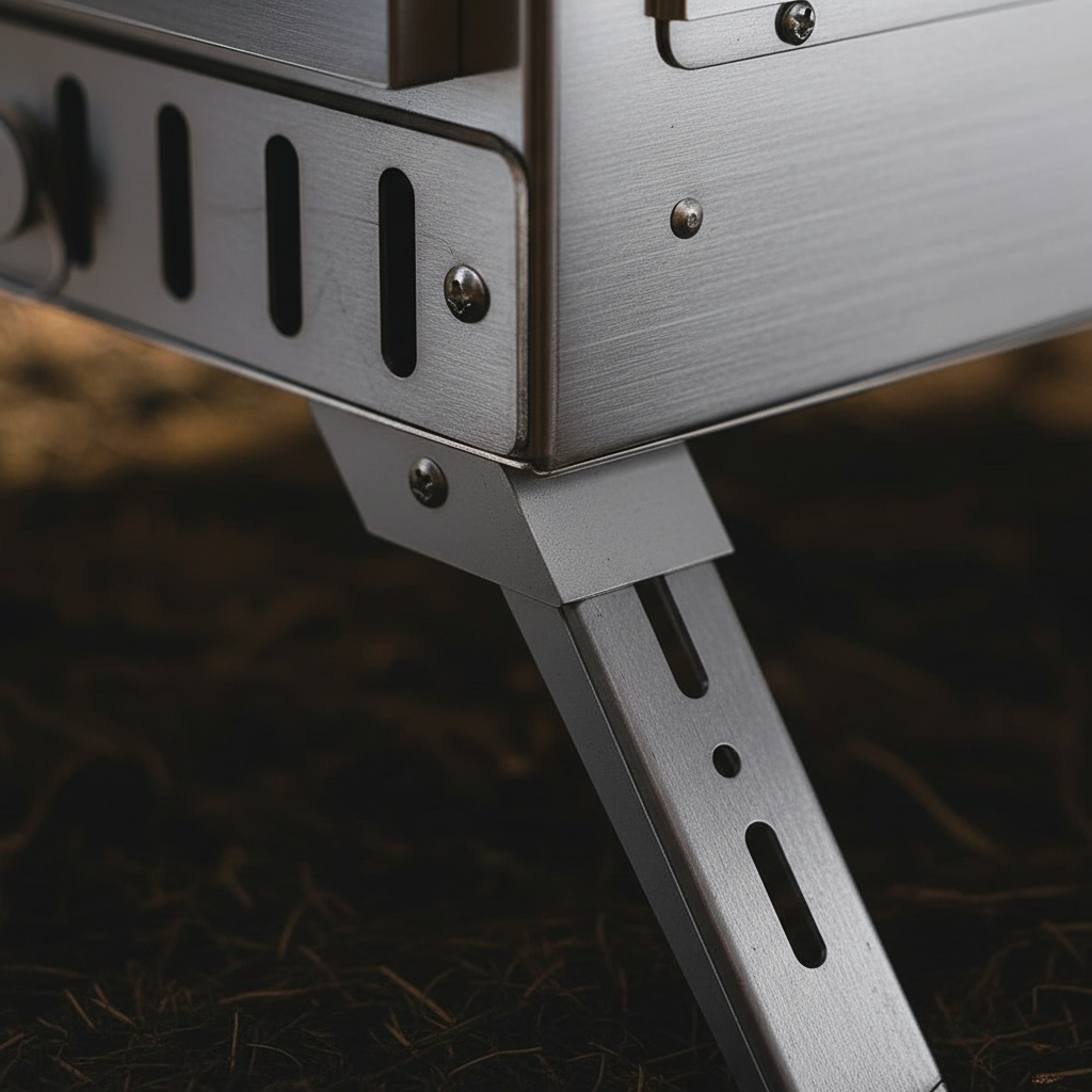 Portable Wood Stove Tent Wood Burning Stove Camping Wood Stove with Chimney Pipes Stainless Steel Backpacking Tent Log Burner Heater