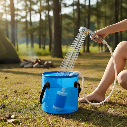 Portable Shower Camping Shower Portable Outdoor Shower for Camping Portable Hot Water Shower USB Rechargeable Water Pump System