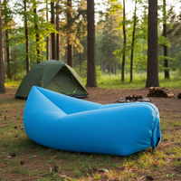 Inflatable Air Bed Mattress Portable Sleeping Pad for Camping Inflatable Mattresses and Air Beds Outdoor Lounger Sofa