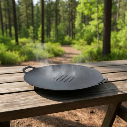 Portable Grill Plate Non Stick Grill Pan for Charcoal Barbecue Lightweight Camping Grill Grate Replacement for Outdoor Cooking