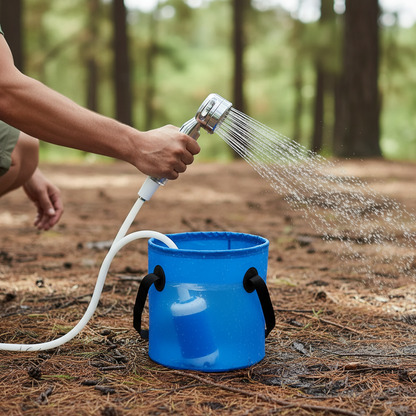 Portable Shower Camping Shower Portable Outdoor Shower for Camping Portable Hot Water Shower USB Rechargeable Water Pump System