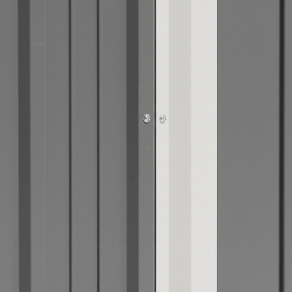 Outdoor Storage Shed With Sloping Roof And Lockable Door Metal Shed For Backyard Garden Patio Lawn