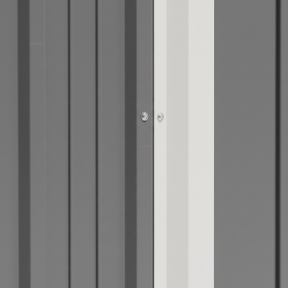 Outdoor Storage Shed With Sloping Roof And Lockable Door Metal Shed For Backyard Garden Patio Lawn