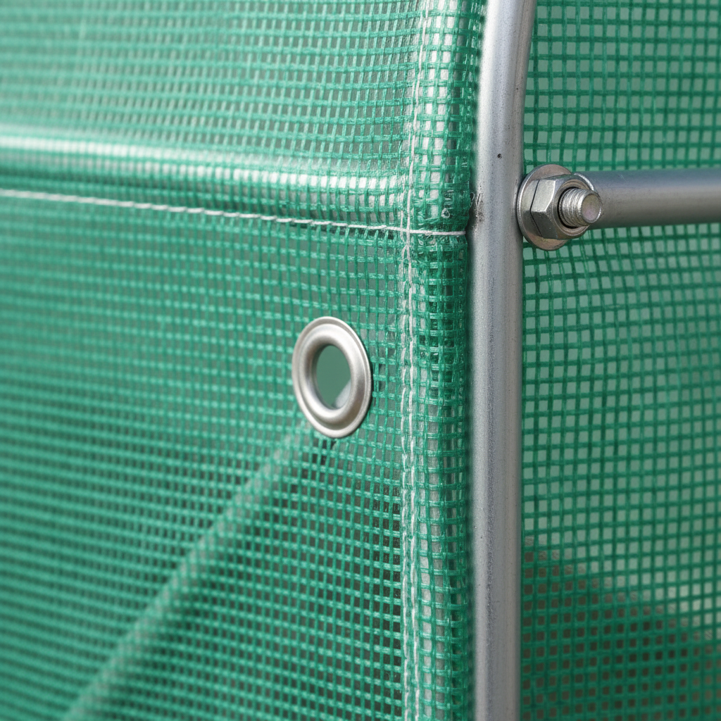 Outdoor Greenhouse Tunnel Walk-In Greenhouse with Galvanized Frame and PE Cover