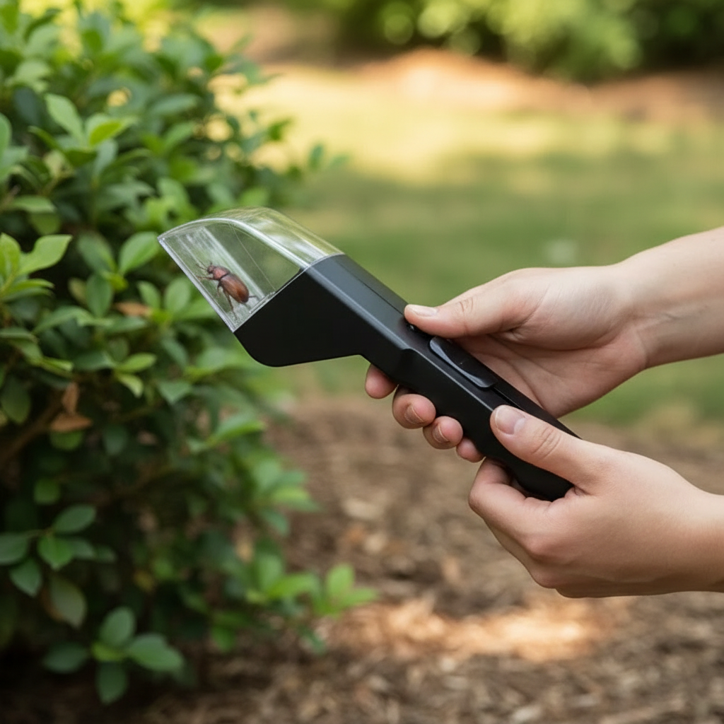 Big Bug Catcher Handheld Indoor Flying Insect Trap Reusable Gnat Fly Trap Tool for Home and Outdoor Insect Trap Control