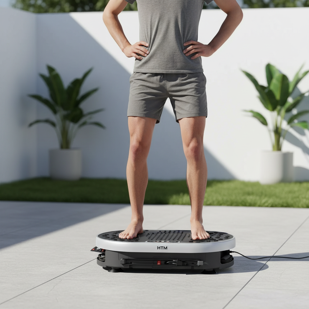 Vibration Plate Exercise Machine With 120 Speed Levels 9 Preset Programs For Home Fitness Fat Burning And Muscle Toning