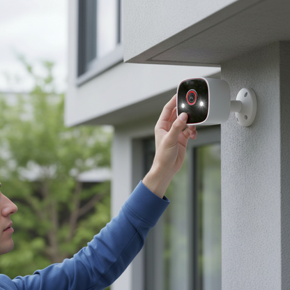 WiFi Indoor Outdoor Security Cameras Color Night Vision IP66 Waterproof Pet Dog Cat Baby Monitor 2K HD Wireless