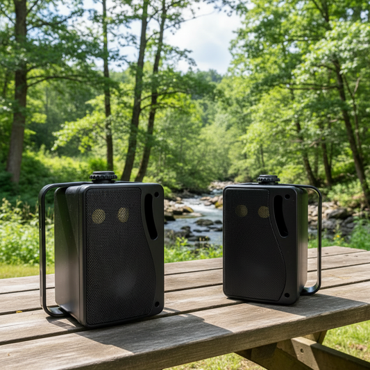 Outdoor Speaker Waterproof Wall Mount Speaker System 200W Passive Pair