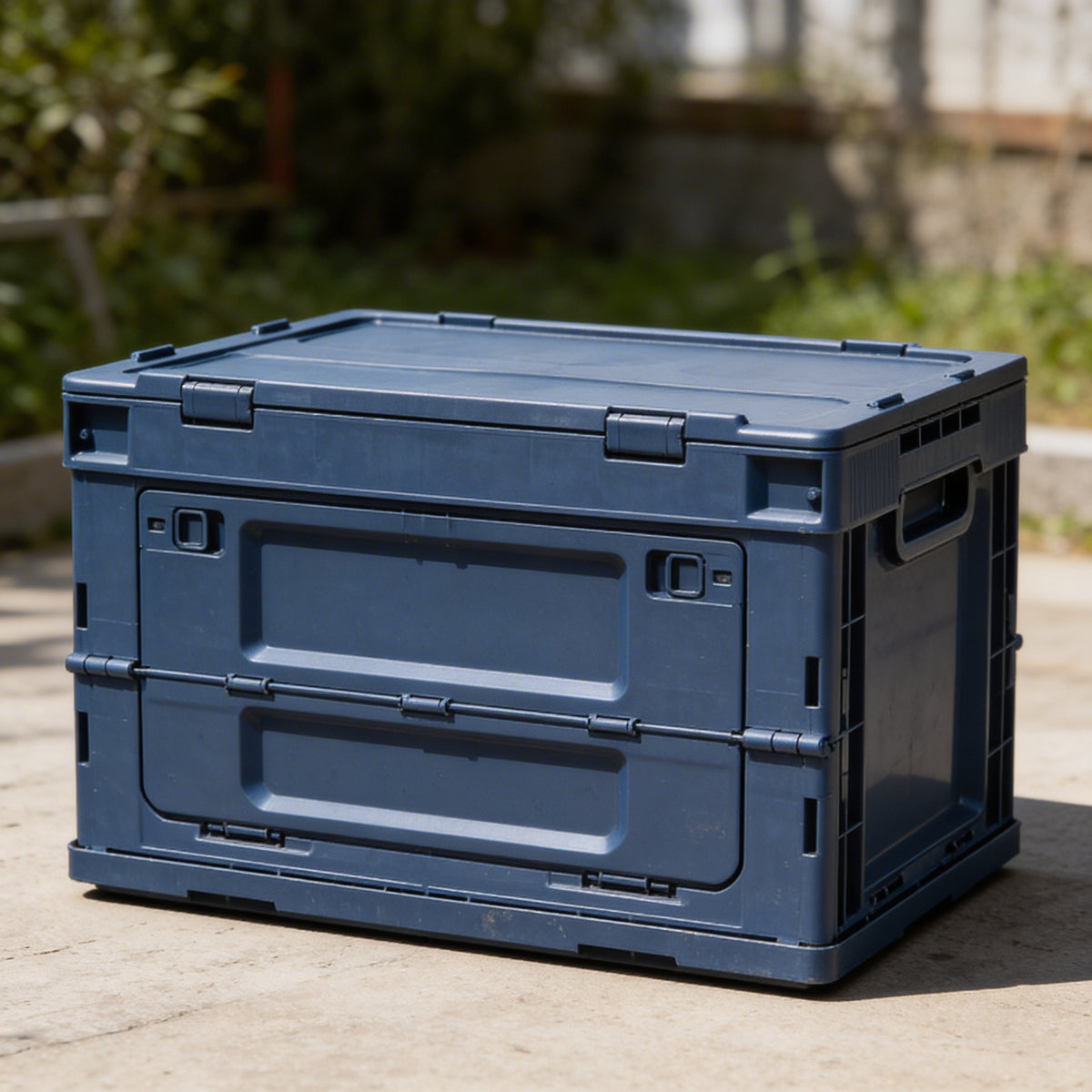 Outdoor Camping Folding Storage Box For Bedroom And Car Mounted Plastic Storage Cabinet For Clothes And Toys