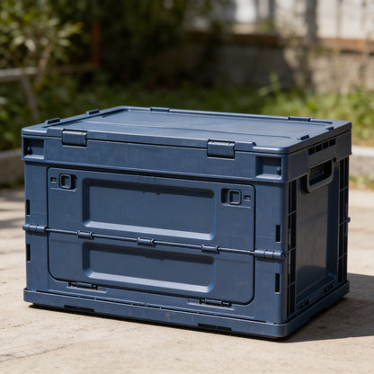 Outdoor Camping Folding Storage Box For Bedroom And Car Mounted Plastic Storage Cabinet For Clothes And Toys