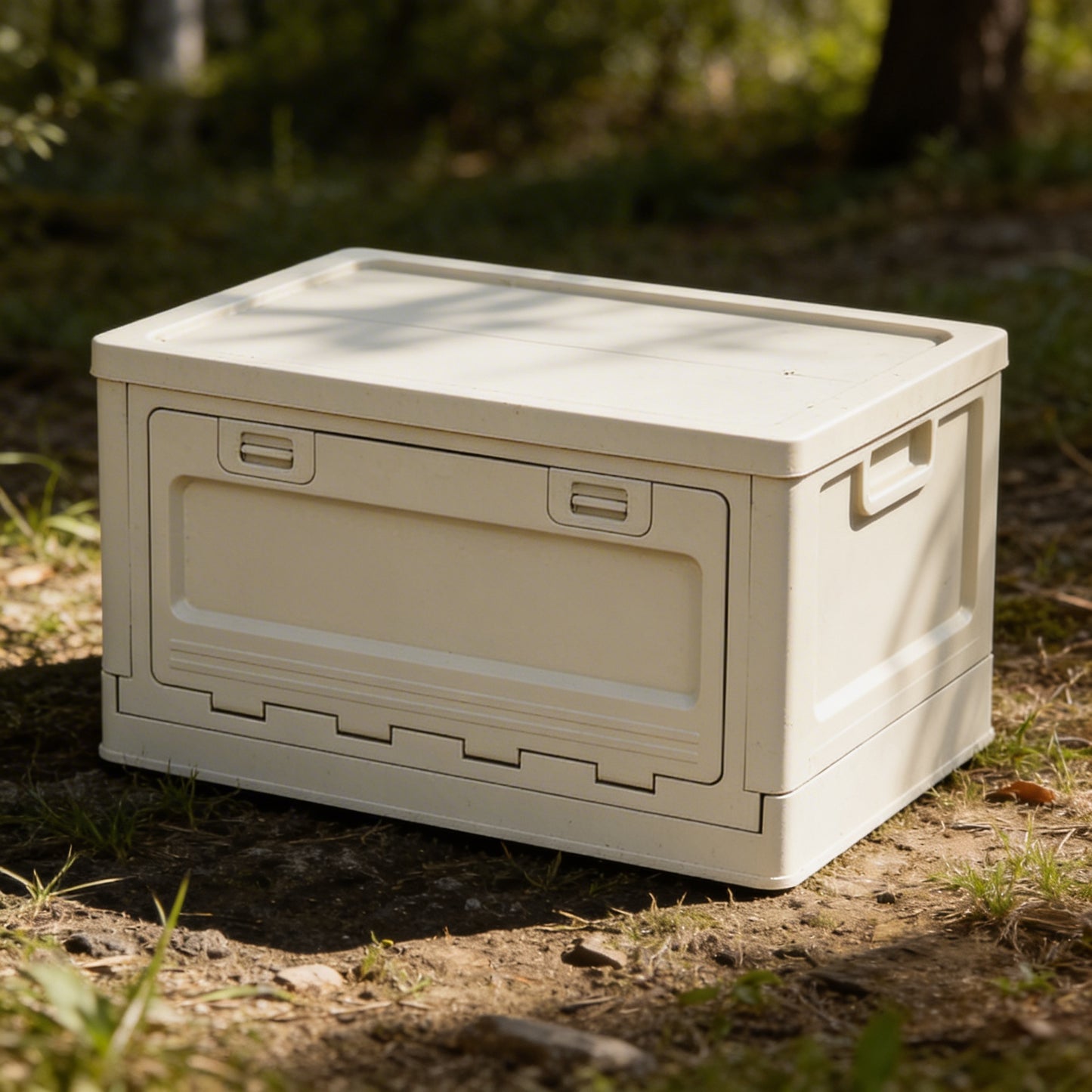 Outdoor Camping Folding Storage Box For Bedroom And Car Mounted Plastic Storage Cabinet For Clothes And Toys