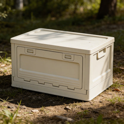 Outdoor Camping Folding Storage Box For Bedroom And Car Mounted Plastic Storage Cabinet For Clothes And Toys